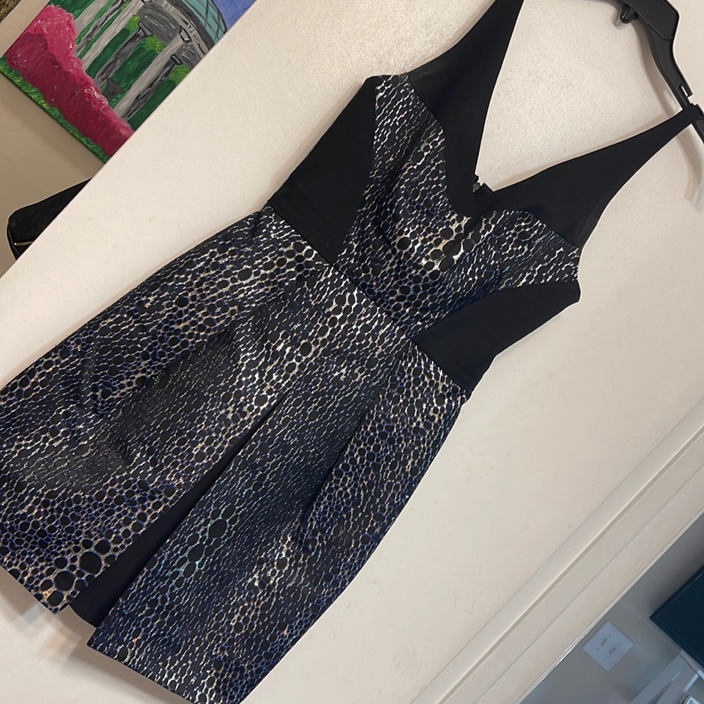 Short, sparkle detail/bubble patterned, holiday party dress